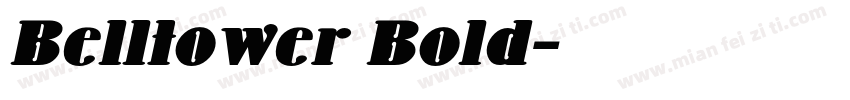 Belltower Bold字体转换